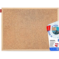 Tablica Korkowa Memobe 120X90Cm Rama Drewniana