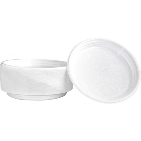 Talerz Plastikowy Office Products Śr.22Cm Biały (100)