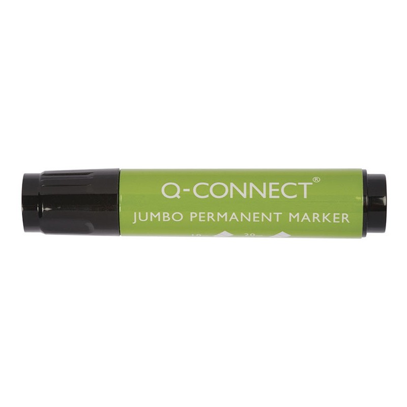 Marker Permanentny Q-Connect Jumbo 2-20Mm Ścięty Czarny