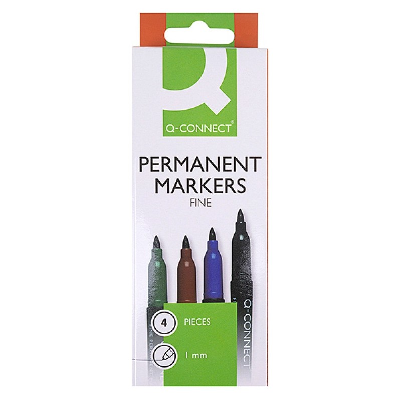 Markery Do Płyt Q-Connect 1Mm 4 Kolory