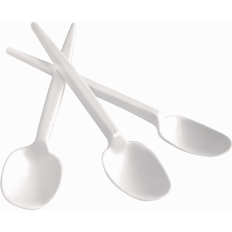 Łyżeczka Plastikowa Office Products 12Cm Biała (100)