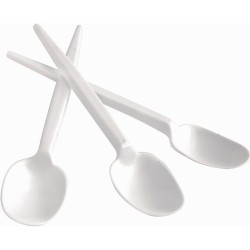 Łyżeczka Plastikowa Office Products 12Cm Biała (100)