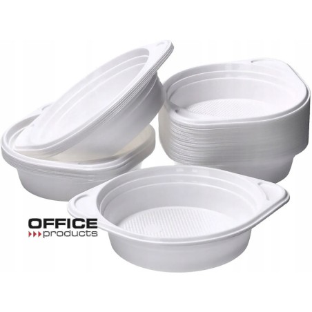Flaczarka Plastikowa Office Products 500Ml Śr.16Cm Biała (100)
