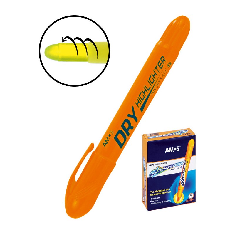 Zakreślacz W Sztyfcie Amos Dry