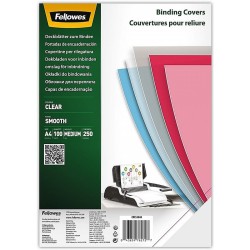 Okładki Do Bindowania Fellowes Smooth A4/250Μm Przezroczyste (100)
