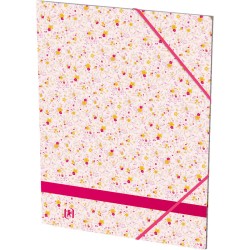 Teczka Kartonowa Z Gumką Oxford Floral A4/350G