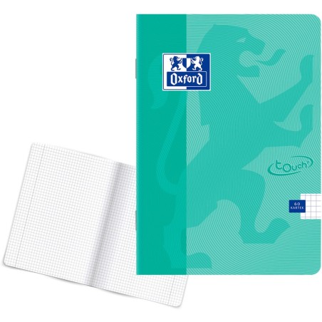 Zeszyt Oxford Touch Pastel A5/60K Kratka Turkusowy