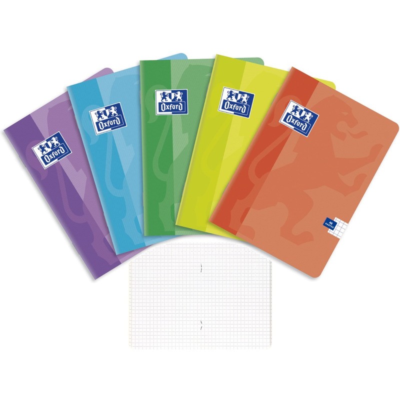 Zeszyt Oxford Sweet 95X148Mm/48K Kratka Mix Kolorów