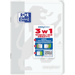 Zeszyt Oxford Easybook A5/60K Kratka Mix Kolorów