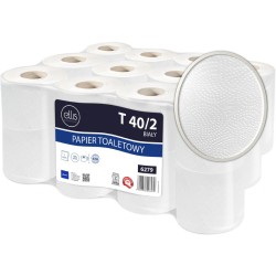 Papier Toaletowy Ellis 40M 2W Celuloza Biały (24)