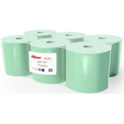 Ręcznik W Rolce Cliver 130M 1W Makulatura Zielone (6)