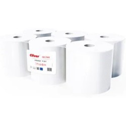 Ręcznik W Rolce Cliver 130M 1W Makulatura Białe (6)