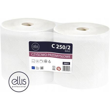 Czyściwo W Rolce Ellis 240M 2W Celuloza Białe (2)