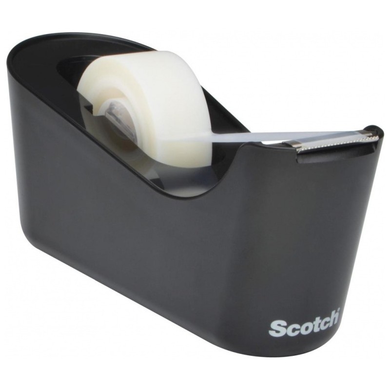Podajnik Do Taśmy Biurowej Scotch C-18B (+ Taśma) Czarny