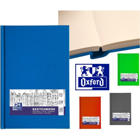 Szkicownik Oxford Sketchbook A6/96K Mix Kolorów