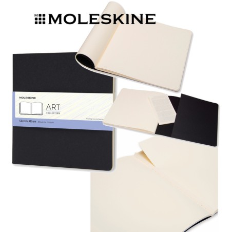 Szkicownik Moleskine S (19X19Cm) Czarny