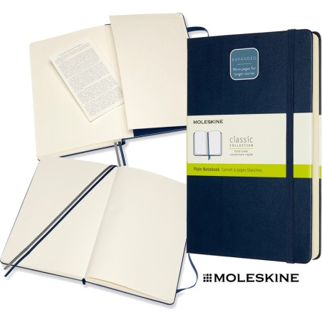 Notatnik Moleskine Classic L (13X21Cm) Gładki Niebieski