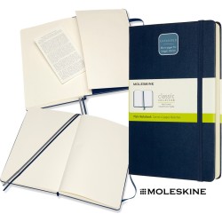 Notatnik Moleskine Classic L (13X21Cm) Gładki Niebieski