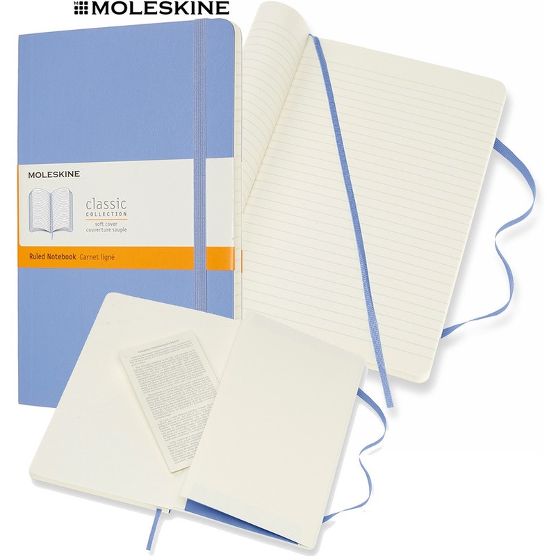 Notatnik Moleskine Classic L (13X21Cm) Linie Niebieski
