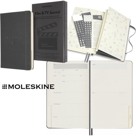 Notatnik Moleskine Film&Tv Journal 13X21Cm