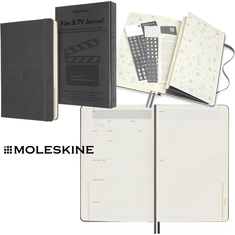 Notatnik Moleskine Film&Tv Journal 13X21Cm