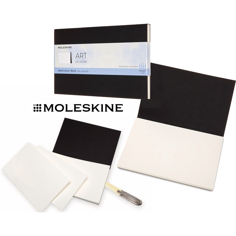 Blok Do Akwareli Moleskine Art Xl (19X25Cm) Czarny