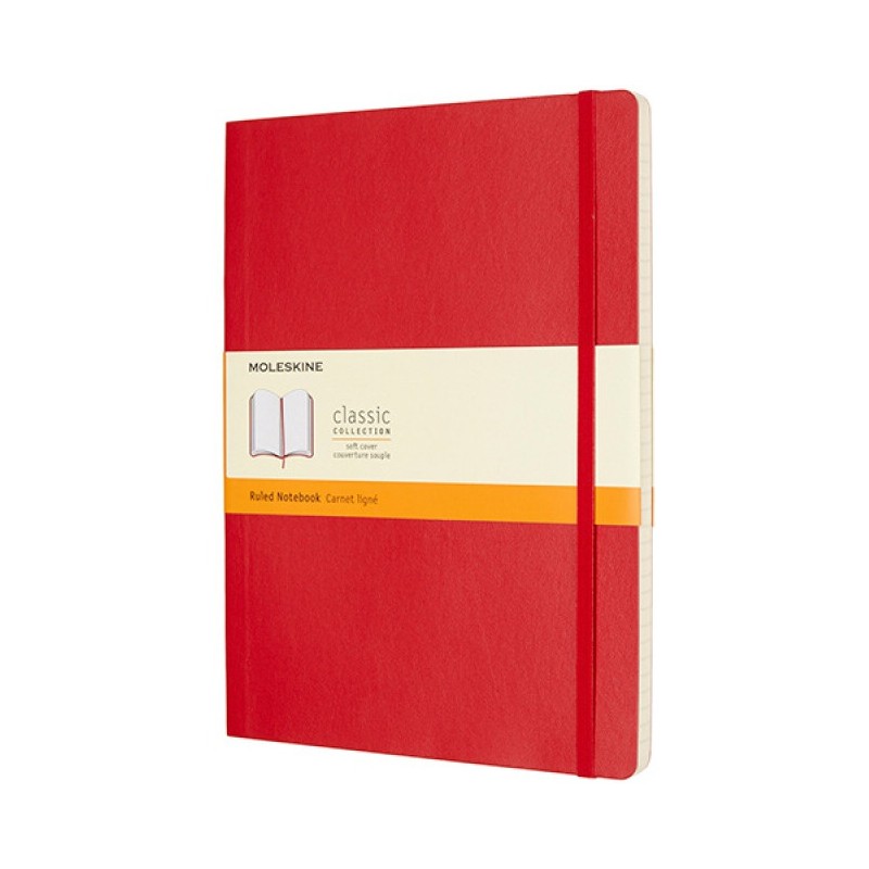 Notatnik Moleskine Classic Xl (19X25Cm) Linia Czerwony