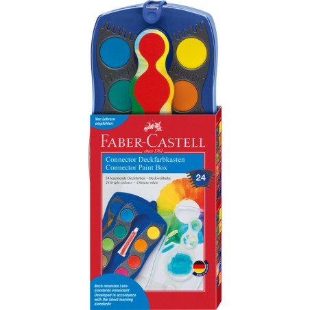 Farby Akwarelowe Faber-Castell Connector 12 Kolorów
