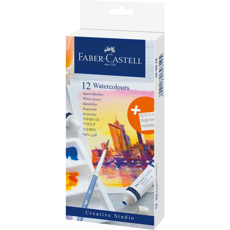 Farby Akwarelowe Faber-Castell Creative Studio 12 Kolorów