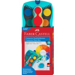 Farby Akwarelowe Faber-Castell Connector 12 Kolorów