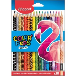 Kredki Maped Color'peps Animals 18 Kolorów