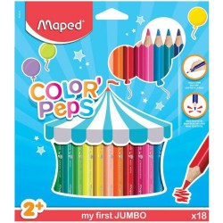 Kredki Maped Color'peps Jumbo Early Age 18 Kolorów