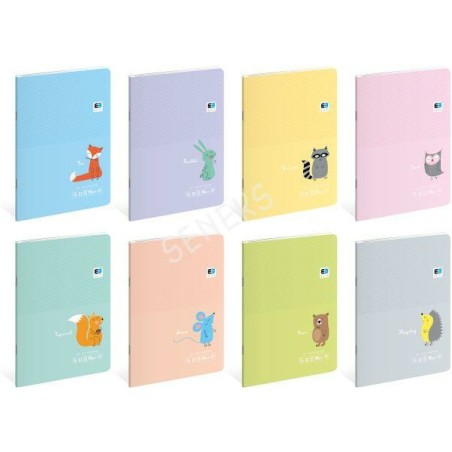 Zeszyt Interdruk B&B Kids Pastel A5/32K 3 Linie