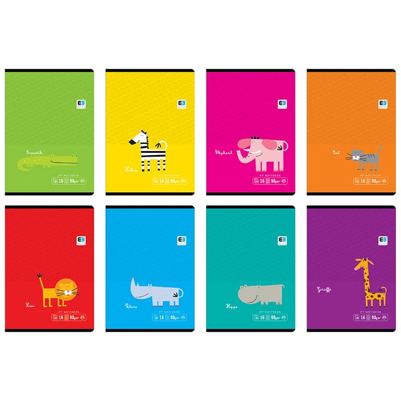 Zeszyt Interdruk B&B Kids Pastel A5/16K 3 Linie