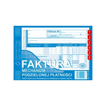 Faktura Mpp A5 Netto (O+K)