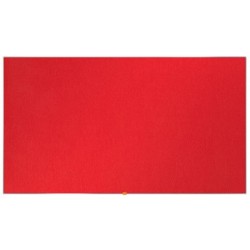 Tablica Tekstylna Nobo 85" (188X106Cm) Czerwona