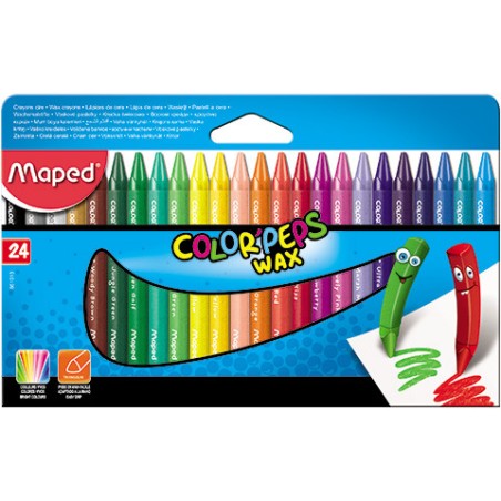 Kredki Świecowe Maped Color'peps 24 Kolory