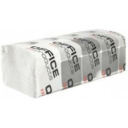 Ręczniki Składane Office Products Zz 1W Makulatura Białe (20X200)