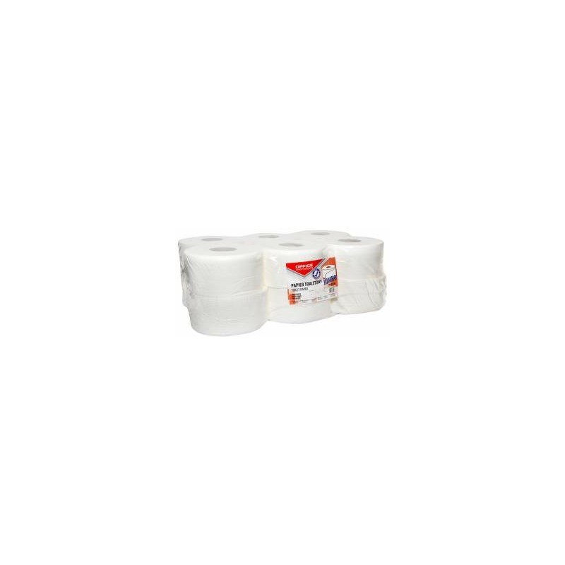 Papier Toaletowy Office Products Jumbo 120M 2W Celuloza Biały (12)