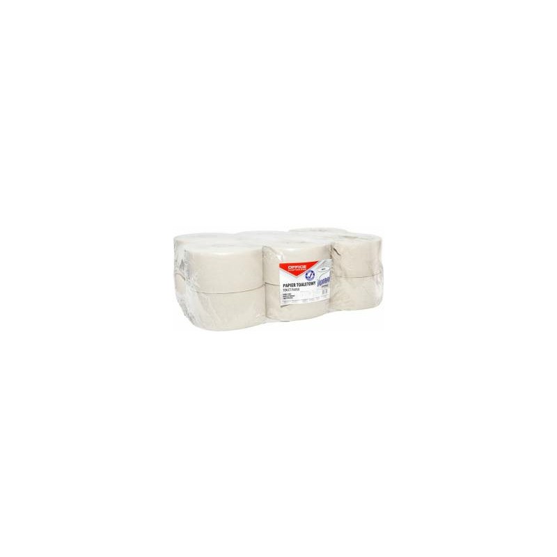 Papier Toaletowy Office Products Jumbo 120M 1W Makulatura Szary (12)