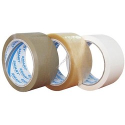 Taśma Pakowa Smart 48Mm/46M Kauczuk Biała