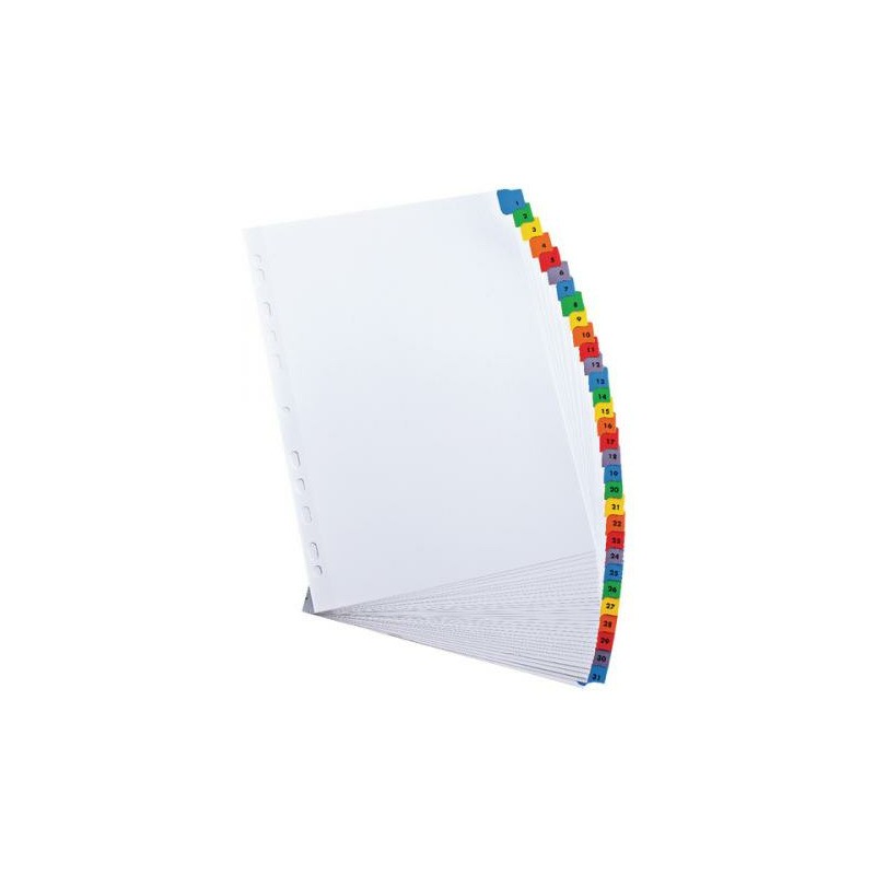 Przekładki Mylar Elba A4 1-31