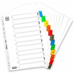 Przekładki Mylar Elba A4 1-12
