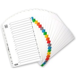 Przekładki Mylar Elba A4 A-Z