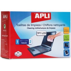 Chusteczki Do Ekranu Apli Suche I Wilgotne (20+20)