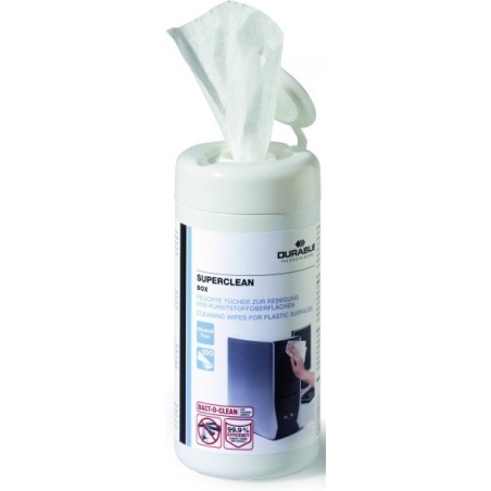 Ściereczki Do Plastiku Durable Superclean (100)