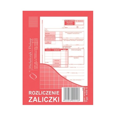 Rozliczenie Zaliczki A6 (Offset)