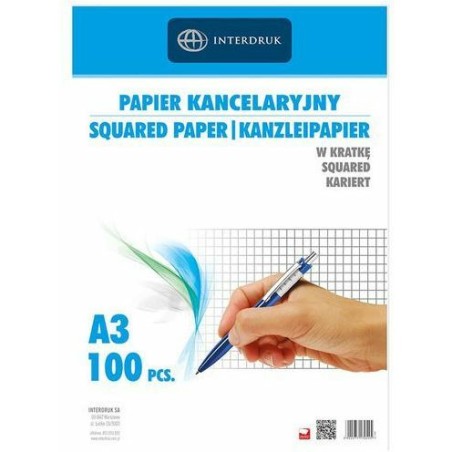 Papier Kancelaryjny A3   100 Arkuszy