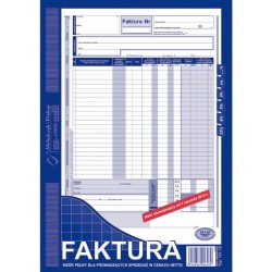Faktura Vat A4 (Wielokopia)
