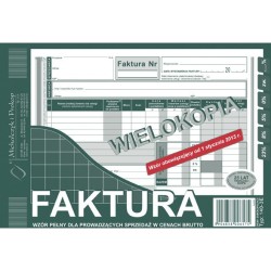 Faktura Brutto A5 (Wielokopia)